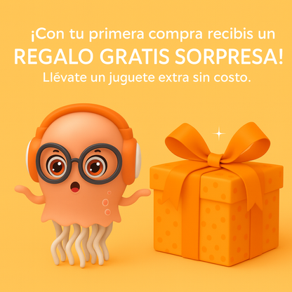 Pulpo Actividad Sensorial para Horas de Diversion